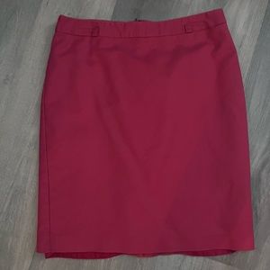Red skirt